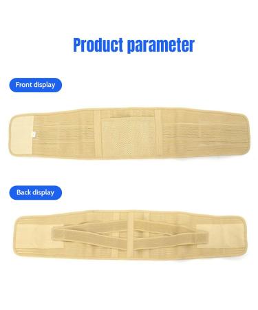 Pesoncarl Lumbar Carrier - Adjustable Back Support Belt for Lower Back Pain Relief | Breathable & Reinforced XL - Buy Online on GoSupps.com