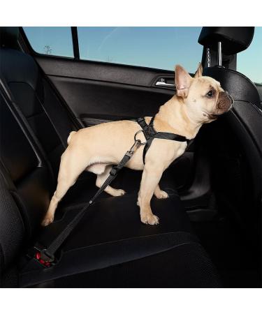 Adjustable Dog Seat Belt - Car Safety Belt for Small Dogs & Cats - Durable Buckling Strap for Secure Travel - Buy Online on GoSupps.com