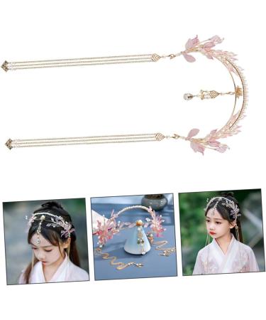 FOYTOKI 1pc Ancient Style Hair Crown Headdress Long Tassel Hair Accessory Vintage Hanfu Hair Accessory Chinese Traditional Hair Accessory Long Tassel Headdress Chinese Style Headband - Buy Online on GoSupps.com