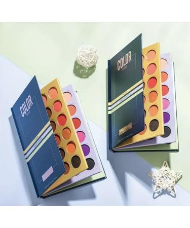 Generic Majical Book of Beauty Makeup Palette 72 Colors 3-Layer Folding Book Eyeshadow Palette Long Lasting