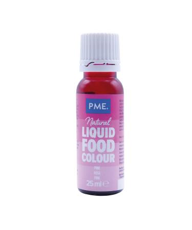 PME 100% Natural Food Colouring - Pink 25 g Single