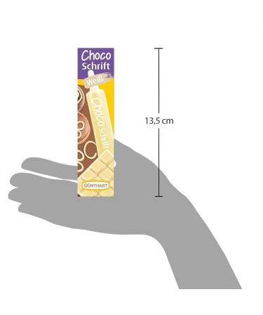 G nthart Backdecor 25 GR Chocosmrift Red - White Chocolate for Beautiful Lettering & Patterns | Perfect for Desserts - 1 Pack - Buy Online on GoSupps.com