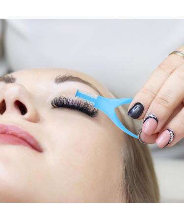 Mascara Shield Applicator False Eyelash Applicator Eyelash Applicator Tool 3 in 1 Eyelash Tools Mascara Applicator Protective Lash Mascara Shield Guard Comb Protector Eyelid for Make Up Blue - Buy Online on GoSupps.com