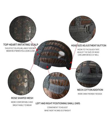 HUAISU Long Black Straight Hair Wig with Bangs | Synthetic High Density Women's Wig - Buy Online on GoSupps.com