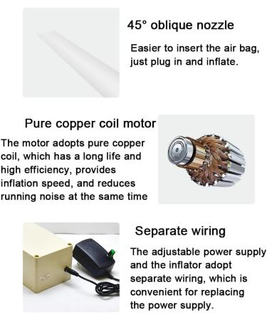 Portable Electrical Air Pump - Mini Adjustable Volume Pump for Air Petrol Pouches & Filling Bags - Buy Online on GoSupps.com