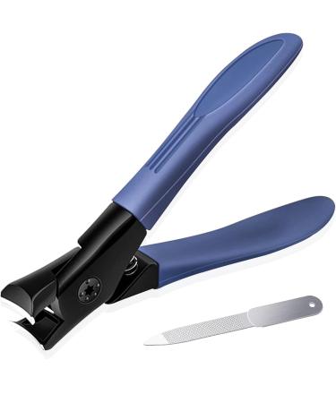 SHSHbuy Nail Clippers Professional Foot Clipper in Precision Stainless Steel Nail Clipper for Thick Nails Men and Women Elderly Adults