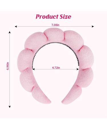 Bumobot Spa Headband for Face Washing & Makeup Removal - Padded Soft Hairband for Women & Girls - Pink - Buy Online on GoSupps.com