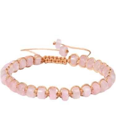Vsilay Adjustable Train Rope Bracelet | Stylish Hand-Woven Bangle with Stone Pearls | Gift for Women - Style 5 - Buy Online on GoSupps.com