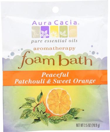 A/C Foam Bath Ptch/Orng Size 2.5z Aura Cacia Patchouli/Sweet Orange Aromatherapy Foam Bath6