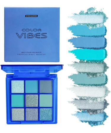 URQT 4 Pack Eyeshadow Palette Set - Rich Colors Eye Makeup Kit | Black Blue Green Purple | Matte & Glitter Shades for Natural Looks - Buy Online on GoSupps.com