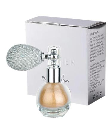 Highlighter Powder Spray - High Gloss Spray Scented Glitter Powder - Young Girls Beauty Products for Home Working Gathering Shopping Dating Traveling Puchen 2#