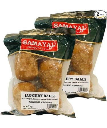 Samayal Jaggery Balls White | 1Kg | Natural Sweetener | No Preservatives Added | Indian Origin (Pack of 2) - Buy Online on GoSupps.com
