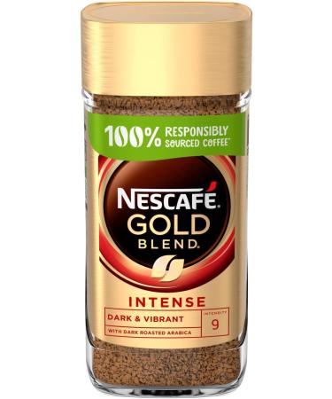 Nescaf Gold Blend Intense Instant Coffee Rich & Full-Bodied Dark Roasted Coffee Arabica & Robusta Coffee Premium Instant Coffee 200g & Gold Blend Decaff Instant Coffee 200g - Buy Online on GoSupps.com