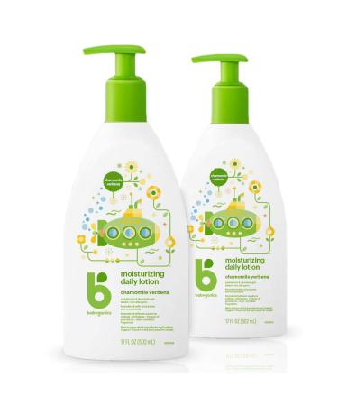 Babyganics Daily Lotion, Chamomile Verbena, Packaging May Vary, 17 Fl Oz (Pack of 2) Chamomile Verbena 17 Fl Oz (Pack of 2)