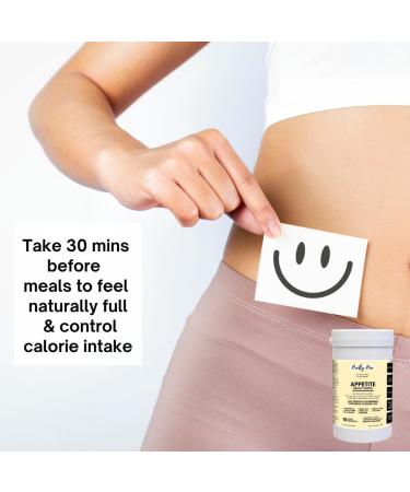 Max Strength Appetite Suppressant for Weight Loss & Gut Health - Glucomannan, Psyllium Husk, L-Glutamine, Prebiotic Inulin & Probiotics - Buy Online on GoSupps.com