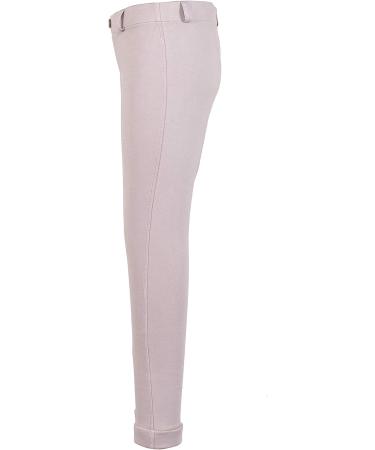TuffRider Children's Starter Lowrise Pull-On Jods | UltraGripp Knee Patch Riding Pants - Lilac Grey (US 8 / UK 12) - Buy Online on GoSupps.com