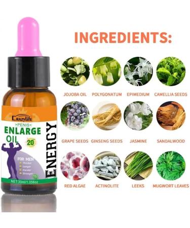 Premium Enlargement Oils for Men | Enhance Penile Size & Growth - 30ml Cream - Buy Online on GoSupps.com