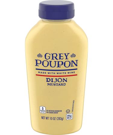 Grey Poupon Dijon Mustard 10 oz - Pack of 3 | Premium French Condiment - Buy Online on GoSupps.com