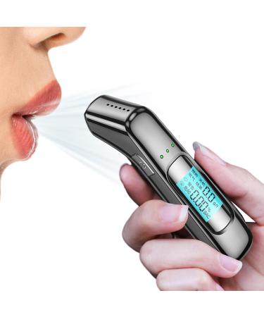 Digital Alcohol Tester | Personal Breathalyzer with LED Display | Drunk Driving Tester Alcohol Blower Tester Highly Accurate Breathalyzer Tester for Party - Buy Online on GoSupps.com
