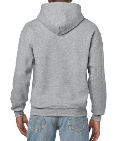 Hooded Pullover Sweat Shirt Heavy Blend 50/50 7.75 oz. by Gildan (Style# 18500) (Heather Sport Dark Maroon) Large - Buy Online on GoSupps.com