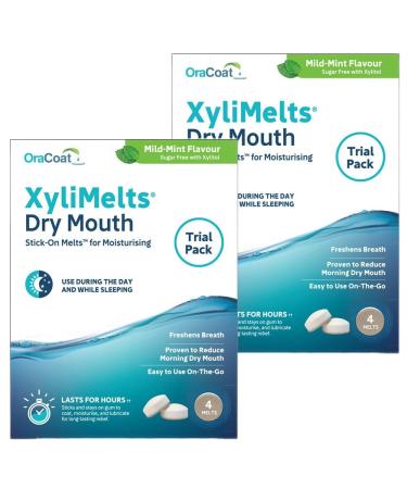 XyliMelts for Dry Mouth Mild Mint (8 Melts - Trial Pack) - Buy Online on GoSupps.com
