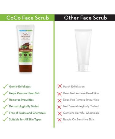 Buy CoCo Face Scrub with Coffee & Cocoa - 100g | Rich Exfoliation for Glowing Skin - International Shipping Available - Buy Online on GoSupps.com