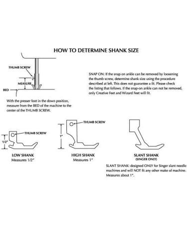 Low Shank Stitch in Ditch/Edge Joining Presser Foot - Fits Singer, Brother, Janome, and More - Buy Online on GoSupps.com