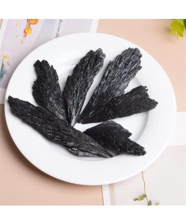 Natural Quartz Crystal 1pcs Natural Quartz Feather Shape Black Tourmaline Jet Stone Crystal Cluster Home Decor Collect Minerals Divination Home Office Decor ningxiao (Size : 10-30g) - Buy Online on GoSupps.com