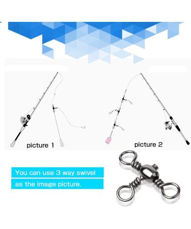 AMYSPORTS Stainless 3 Way Swivel Crossline Fishing Connector 25pcs - Size 2 (101lb) - Buy Online on GoSupps.com