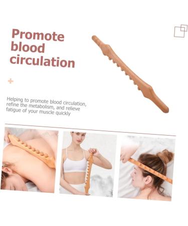 Stahad Gua SHA Massage Roller - Wooden Foot & Hand Muscle Roller Stick for Reflex Zone & Body Massage - Buy Online on GoSupps.com