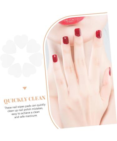  Mikinona Mikinona 200 Sheets Clean Cotton Sheets for Eyelashes Makeup Remover Travel Size Nail Polish Remover Wipes Nail Gel Cleaning Wipes - Buy Online on GoSupps.com