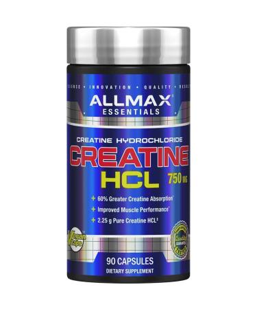 ALLMAX Essentials Creatine HCL 750mg Capsules 90 Capsules
