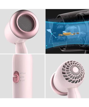 Professional Ionic Hair Dryer 550W Travel Hairdryers Hair Dryer for Children 2 Speeds Overheating Protection Low Noise Low Radiation Best Gift for Students Friends for PortableTravel Home Use Pink - Buy Online on GoSupps.com