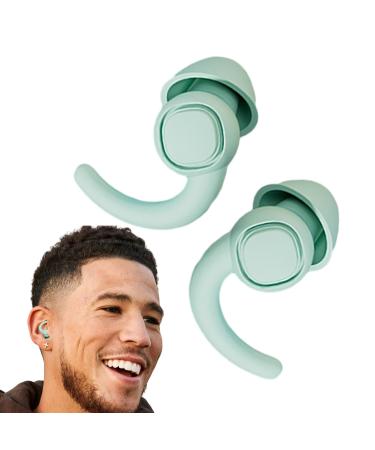 Ear Plugs for Sleeping Noise Cancelling | Reusable Ear Plugs | Noise Cancelling Calm Ear Plugs with Mini Storage Box Shakven Light Green