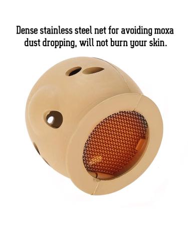 Smoke-Free Moxa Rolls & Stick Kit - 8 Self-Adhesive Moxibustion Box + 100 Moxa Sticks for Pain Relief | Ideal for Shoulders Stomach Legs Back - Buy Online on GoSupps.com