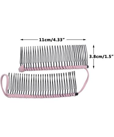 Buy XLKJ Vintage Banana Hair Clip - 2 Pieces Stretchable Comb for Women & Girls | International Shipping - Buy Online on GoSupps.com