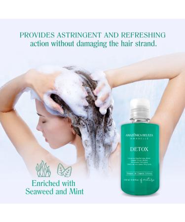 Detox Deep Cleansing Shampoo for All Hair Types - Intense Purification 8.45 Oz | Shop Internationally - Buy Online on GoSupps.com