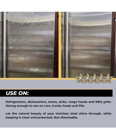 Flitz Stainless Steel Cleaner & Polish - Streak Free Shine for Appliances - 32 oz Best for Refrigerators Dishwashers Grills & More - Buy Online on GoSupps.com