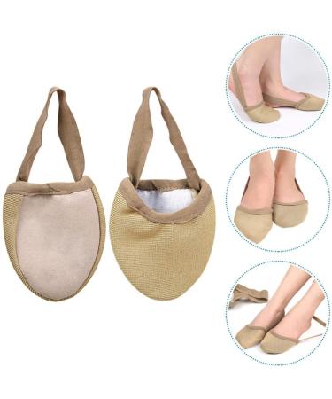 Buy Minkissy Half Palm Toe Sleeve Ballet Shoes | Dance & Pilates Socks for Women & Men | Adjustable Suede Toe Pads for High Heels & Yoga - Buy Online on GoSupps.com