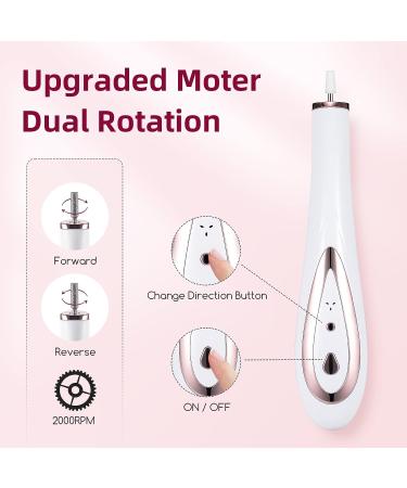 Portable Cordless Electric Nail Drill Kit for Salon-Quality Manicure & Pedicure - Rechargeable with Bits & Sanding Bands for Acrylic & Gel Nails - Buy Online on GoSupps.com