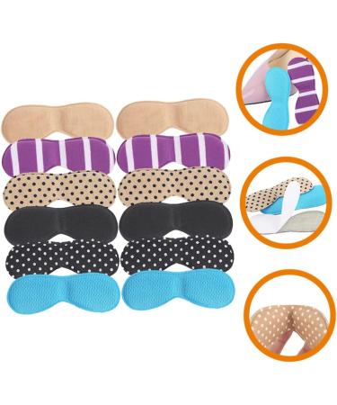 FOMIYES 6 Pairs High Heels Heel Stickers - Wear-Resistant Shoe Inserts & Cushion Pads for Ultimate Comfort - Buy Online on GoSupps.com