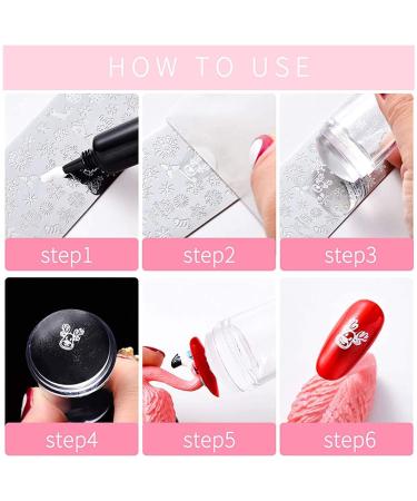Buy Nopeilvi Butterfly Nail Stamp Plates - Christmas Nail Art Stamping Templates for DIY Manicure - Buy Online on GoSupps.com