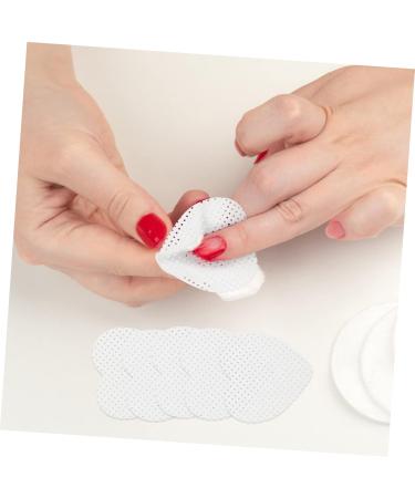 Angoily 400 Sheets Eyelash Cleaning Pads Finger Nail Polish Remover Lint Wipes for Nails Nail Cleaning Pads Lint Nail Wipes Heart Nail Gel Paint Remover White Travel Major Cotton - Buy Online on GoSupps.com