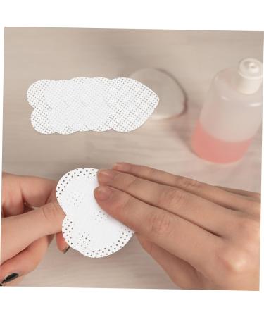 POPETPOP 400 Sheets Eyelash Cleaning Pads Soak Off Nail Gel Polish Nail Wipes Pads Nail Remover Travel Travel Size White Cotton Glue Major - Buy Online on GoSupps.com
