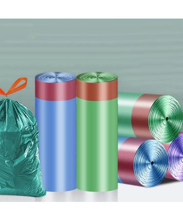 Drawstring Trash Bags Small Kitchen Garbage Bag Strong For Bathroom Bedroom Tear 75/15 Counts 15pcs/Roll - Buy Online on GoSupps.com
