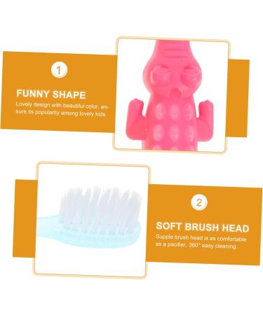 Buy Minkissy 40 STK Cartoon Krokodil Toothbrush - Kid's Manual Massage Tool & Oral Care | International Shipping - Buy Online on GoSupps.com
