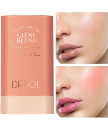 Cheek Cream Blushes Stick - Cheek Tint Cream Blushess for Natural Makeup - Rotating Design Makeup Blushes Stick Waterproof Long Lasting Cheek Tint For Women Girls Mature Skin Rowces 02 - Buy Online on GoSupps.com