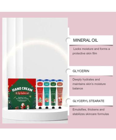 Christmas Hand Cream | Nourishing Hand and Lip Care | Travel Size Lip Balm - For Students Winter Travel Mothers Friends Wives Beauty Lovers Professionals - Buy Online on GoSupps.com