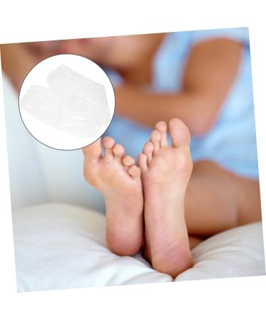 FRCOLOR Foot Dead Skin Masks 12 Pairs Footsticker Foot Mask White Sock Abs Natural Heel Care Exfoliator - Buy Online on GoSupps.com