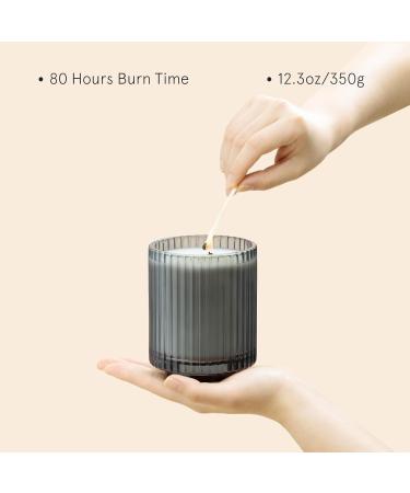 La Jolie Muse Linen Scented Candle - Luxury 12.3oz Jar Candle for Home - Gifts for Women & Men - 80 Hours Long Burning - Buy Online on GoSupps.com